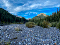 The Sheep Creek approach track goes through the creek at least 6 times.