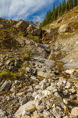 Waterfalls in the creek.