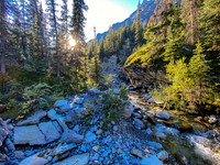 Exiting the somewhat manky Sheep Creek / drainage.