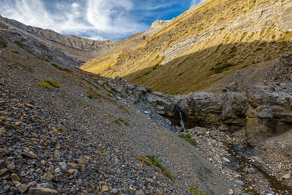 Working my way into the upper NW bowl.