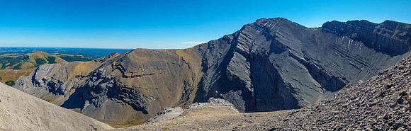 View back to Zombie Peak.
