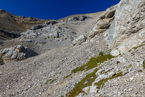 Looking up the SW bowl.