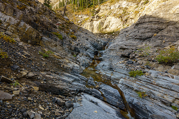 Waterfalls in the creek.