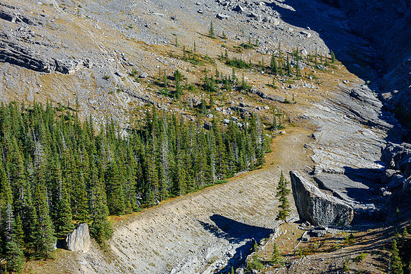 Valley features.