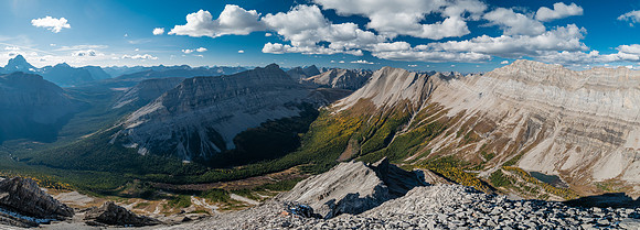 Bashan Peak and Allenby Creek to Allenby Pass. Beersheba at right.