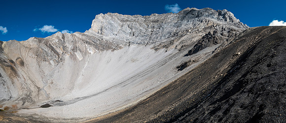 Views back up to the west face of Allenby.