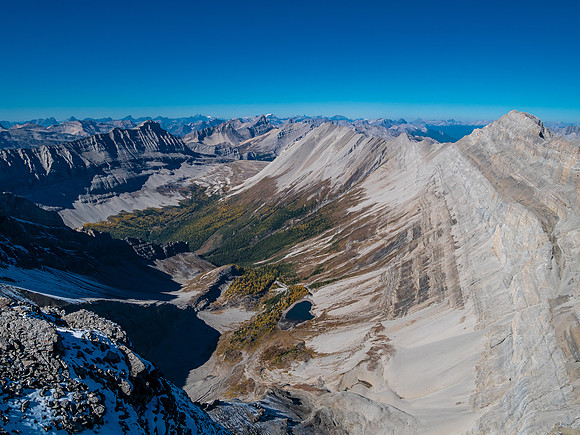 The Allenby Creek headwater valley.