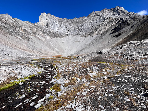 Views back up to the west face of Allenby.