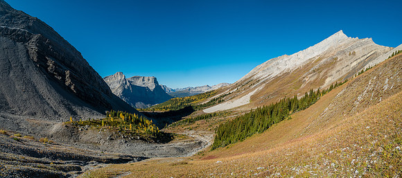 Views back over the Mercer Creek valley.