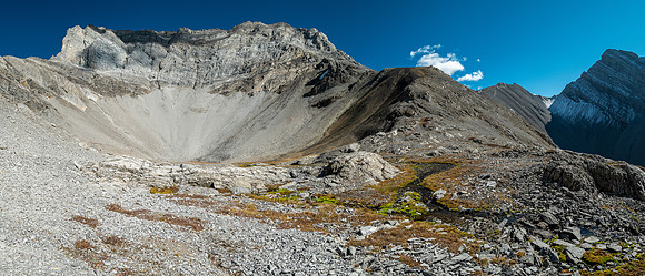 Views back up to the west face of Allenby.