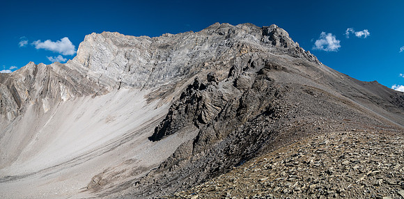 Views back up to the west face of Allenby.