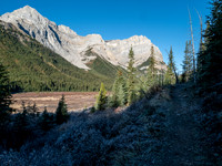 Gibraltar Rock over the Bryant Creek trail.
