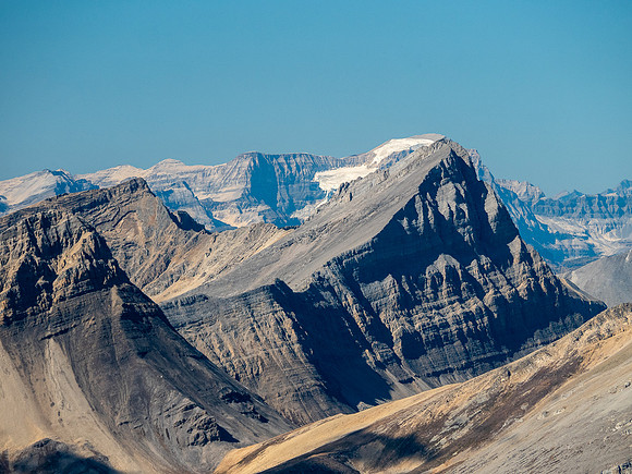 Nasswald and Golden in front of Mount Ball.