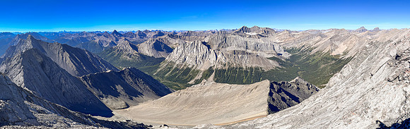 Summit views from Cuthead Peak.