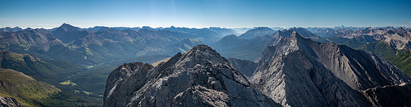 Summit views from Cuthead Peak.