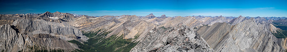 Summit views from Cuthead Peak.