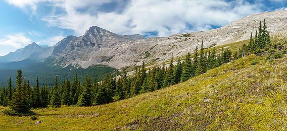 Approaching the headwall.