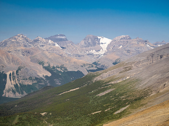 Views to Alberta, Woolley and Diadem.