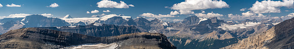 Columbia icefields from Struan.