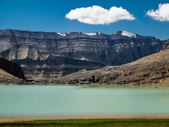 Hiking past the Beauty Lakes south of Mount Wurzburg.