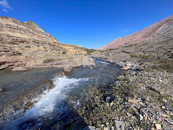 Crossing Beauty Creek.