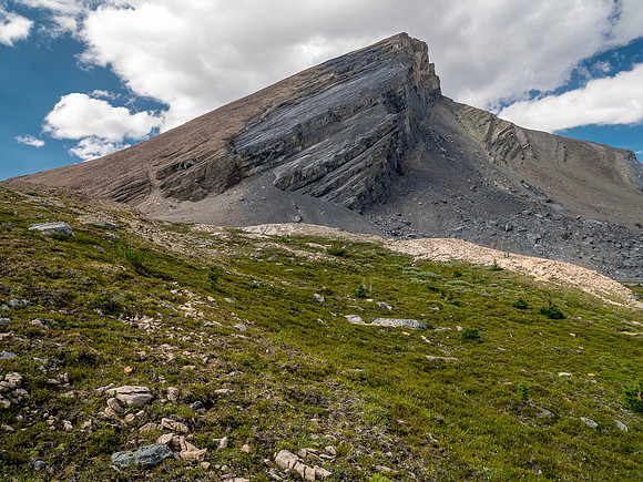Hiking SE up Beauty Creek to the base of Andover.