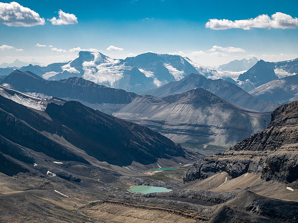 Athabasca over Tangle Pass.