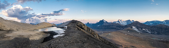 Stunning sunset views from Andover Peak.