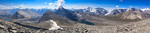 Descending towards Wilcox Lake from Skye Peak.
