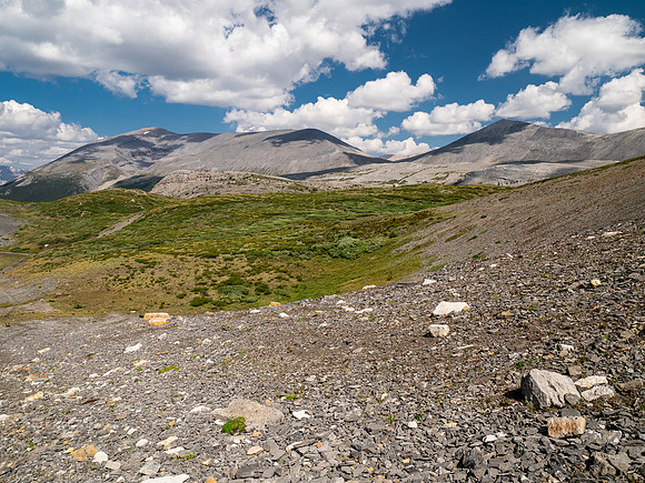 Hiking the north route from Wilcox Lake / Pass to Tangle Falls.