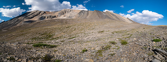 Hiking SE up Beauty Creek to the base of Andover.