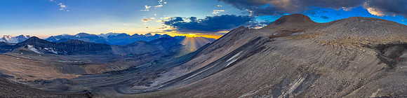 Stunning sunset views from Andover Peak.