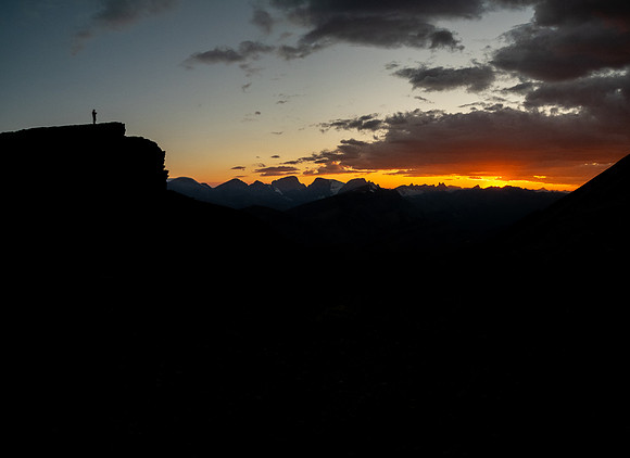 Stunning sunset views from Andover Peak.