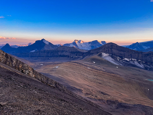 Stunning sunset views from Andover Peak.