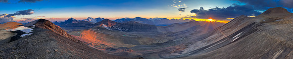 Stunning sunset views from Andover Peak.