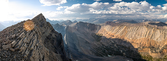 Stunning views from Andover Peak to Jonas Pass.