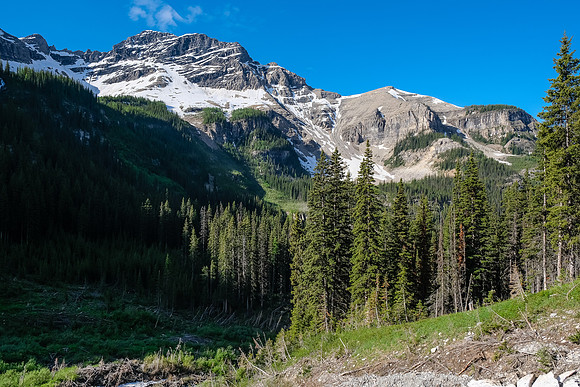 Views back down valley.