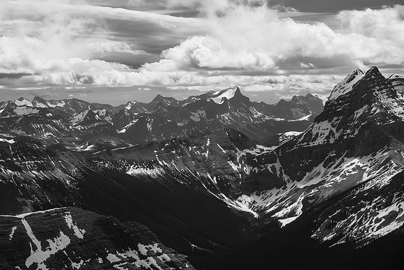 Views past Queen Mary and Prince John towards the Joffre region.