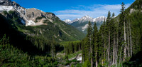 Views back down valley.