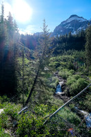 Views up valley.