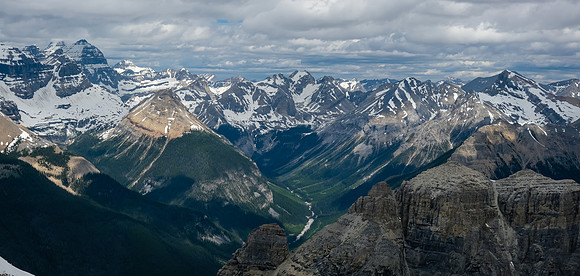 Stunning views up the Alcantara Creek Valley.