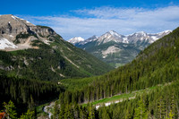Views back down valley to Millstone Peak.