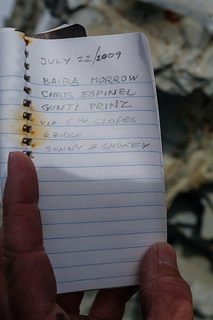 Not many entries in this register!