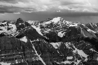 Talon Peak (L) and Mount Soderholm (R).