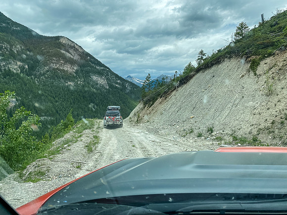 Driving the Miller Pass Road back to the Cross River Road.