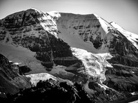 Mount Andromeda also has many routes including some brutally tough ones like "Andromeda Stain" up a visible coulior of snow, ice and rotten rock to the left of the summit.