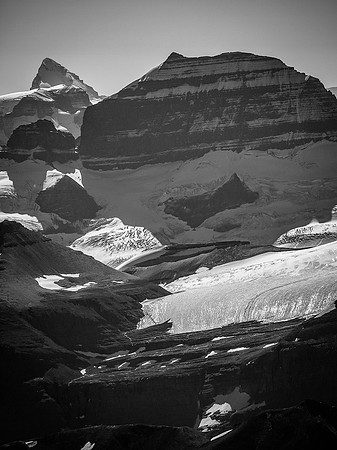 Forbes (L) peeks out over the shoulder of Saskatchewan (R).