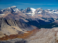 Looking over the lovely Wilcox Pass towards the Woolley / Diadem area.