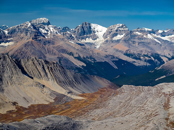 Looking over the lovely Wilcox Pass towards the Woolley / Diadem area.