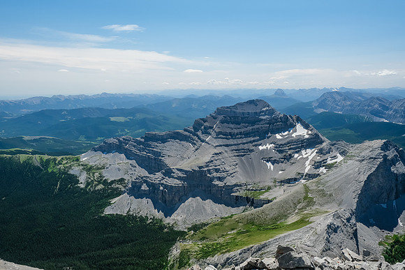 Gould Dome with Battleship Peak in front.